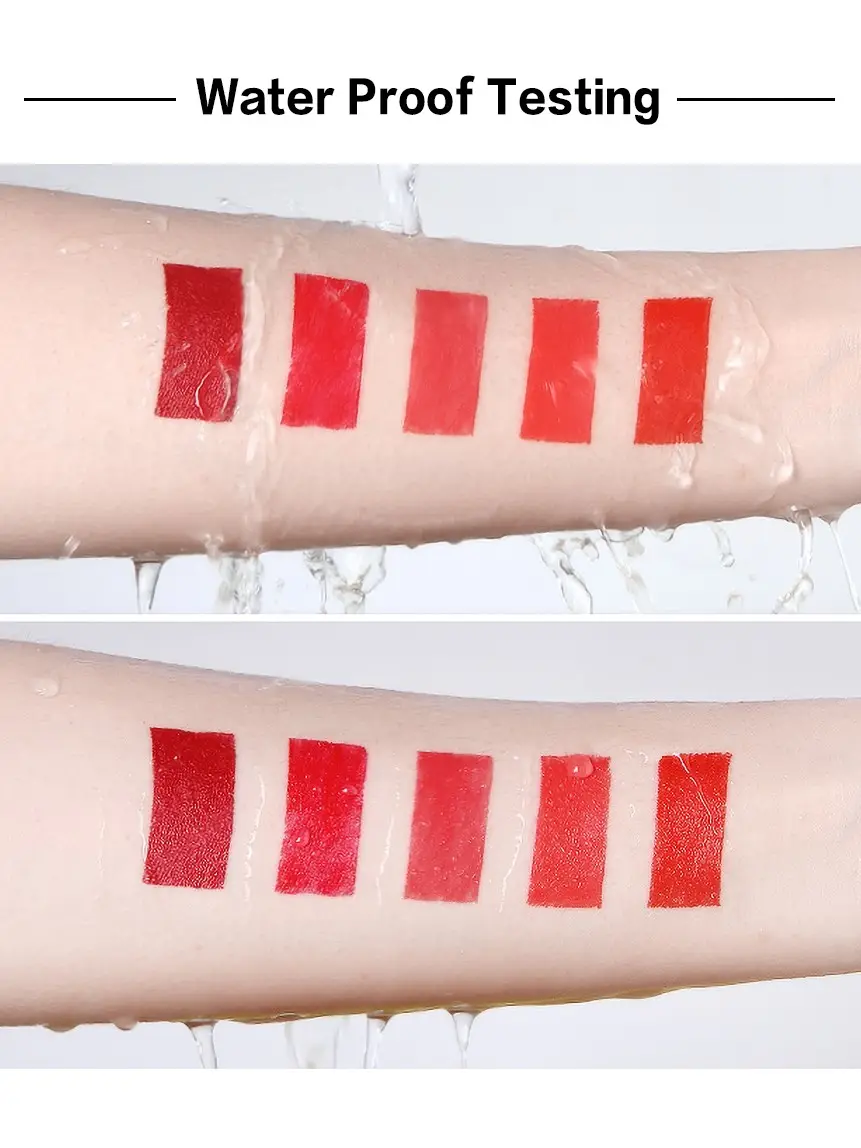 Customized Red Matte Waterproof Lipstick Fashion Mineral Magic Lipstick Cosmetics with OEM ODM Private Label Makeup