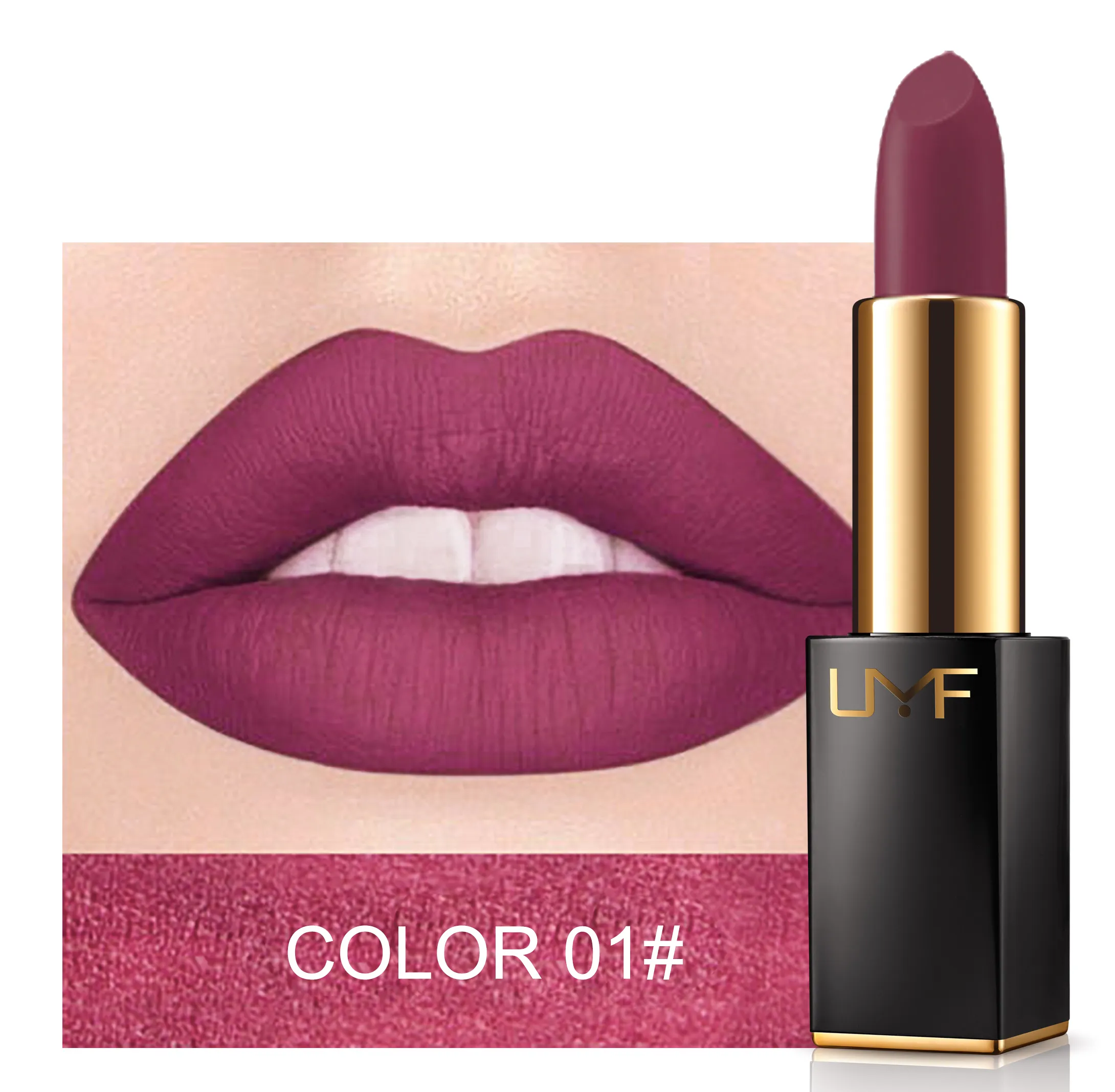 Customized Red Matte Waterproof Lipstick Fashion Mineral Magic Lipstick Cosmetics with OEM ODM Private Label Makeup