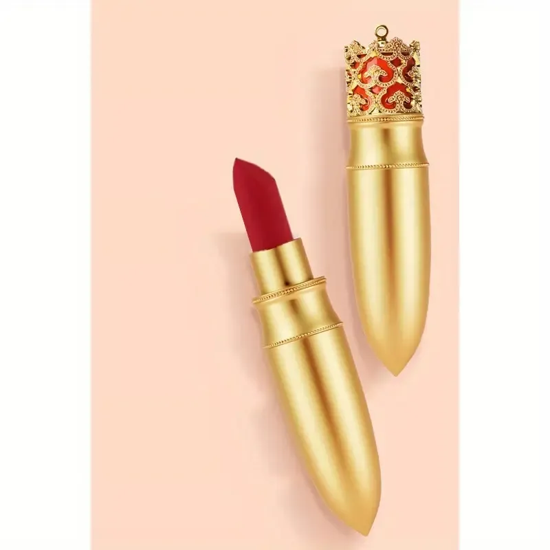 Custom Lipstick Oem Cosmetic Manufacturers Makeup Waterproof Long-lasting Moisturizing Matte Crown Lipstick Private Label