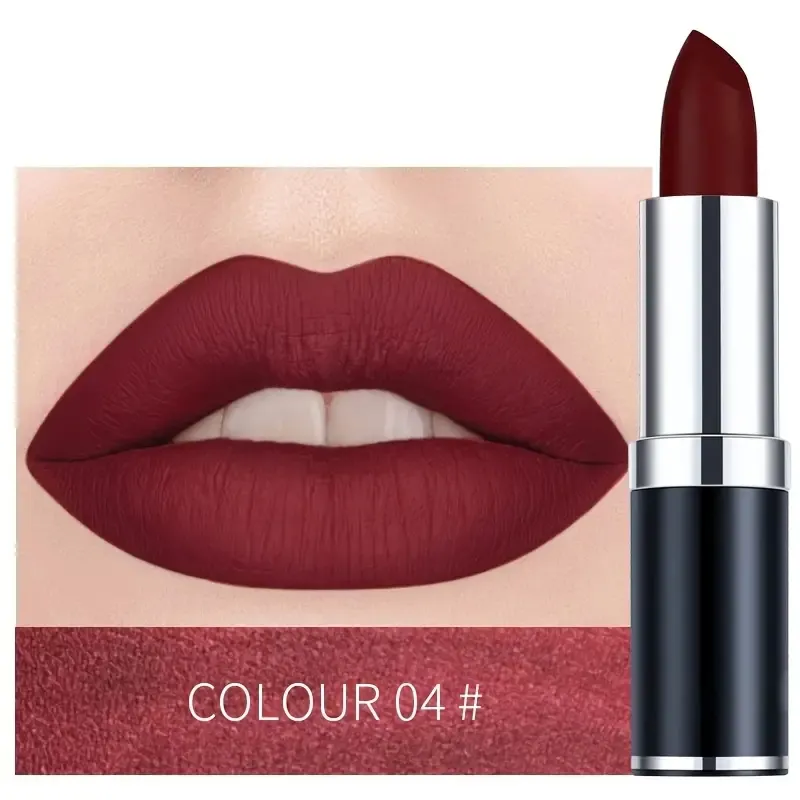 Custom Lipstick Oem Makeup Factory Cosmetic Manufacturers Nude Color Waterproof Matte Lipstick Private Label