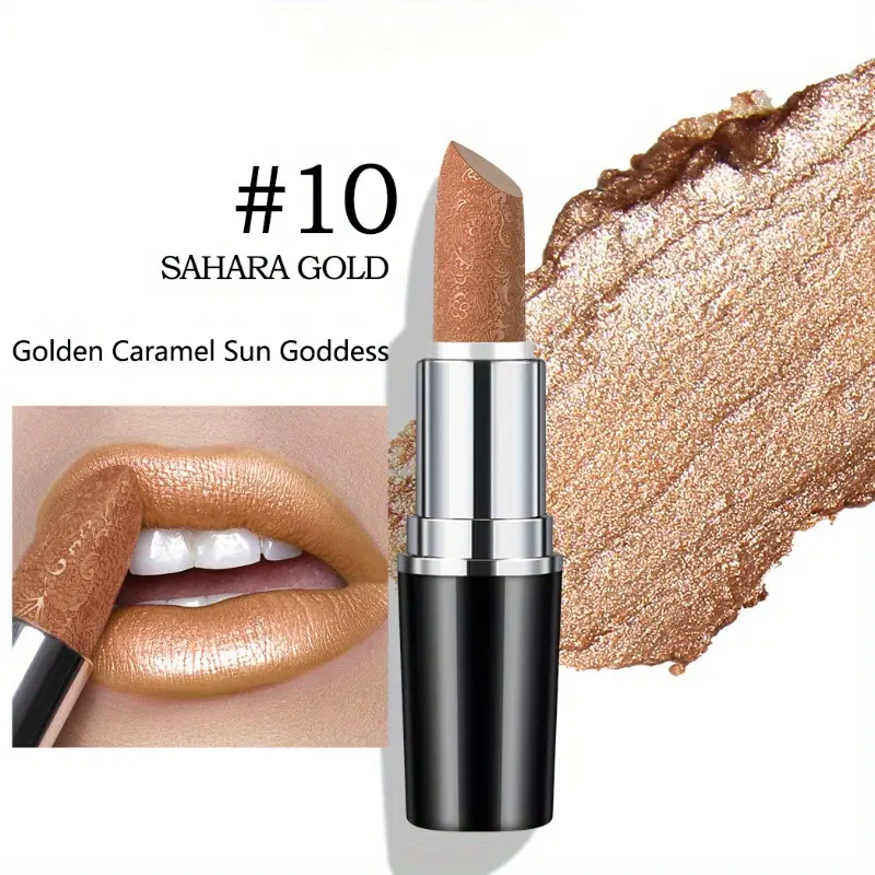 Custom Lipstick Oem Makeup Manufacturers High Quality Waterproof Long-lasting Moisturizing Pearlescent Lipstick Private Label