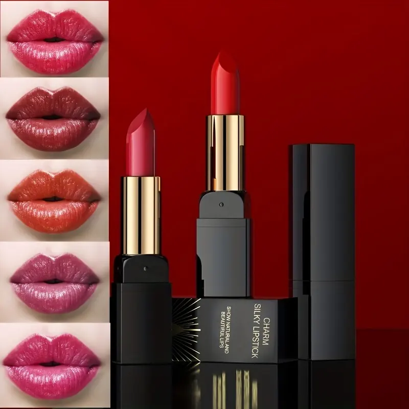 Custom Lipstick Oem Makeup Manufacturers High Quality Waterproof Long-lasting Moisturizing Pearlescent Lipstick Private Label