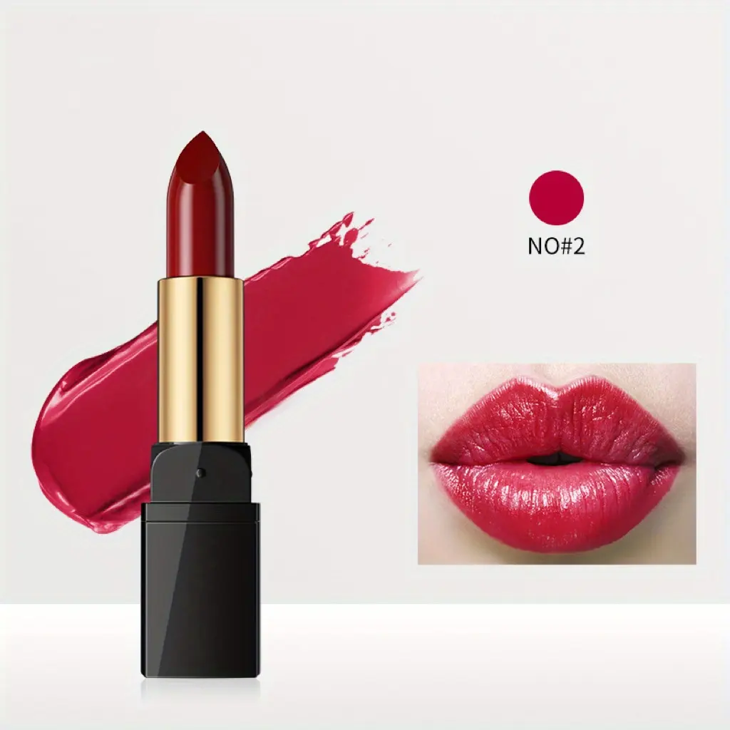 Custom Lipstick Oem Makeup Manufacturers High Quality Waterproof Long-lasting Moisturizing Pearlescent Lipstick Private Label