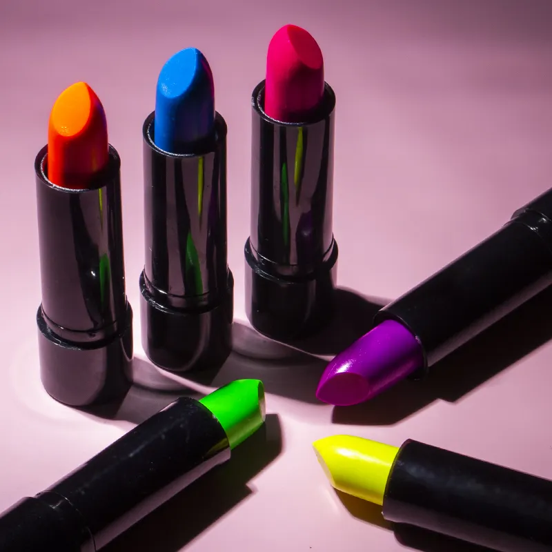 UV Lipstick Makeup Set Red Long Lasting Wear Non-Stick Cup Not Fade for Girl Cosmetics Lip Stick