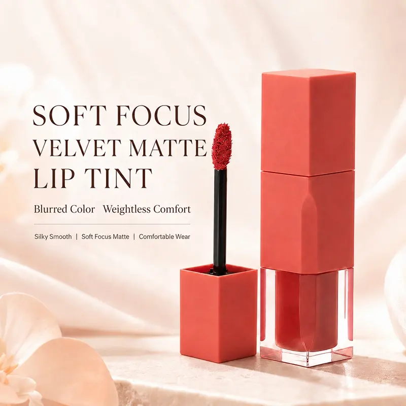 Custom Lip Gloss OEM Cosmetics Manufacturer Brand Contract Factory Waterproof High-end Velvet Matte Lip Glaze Private Label