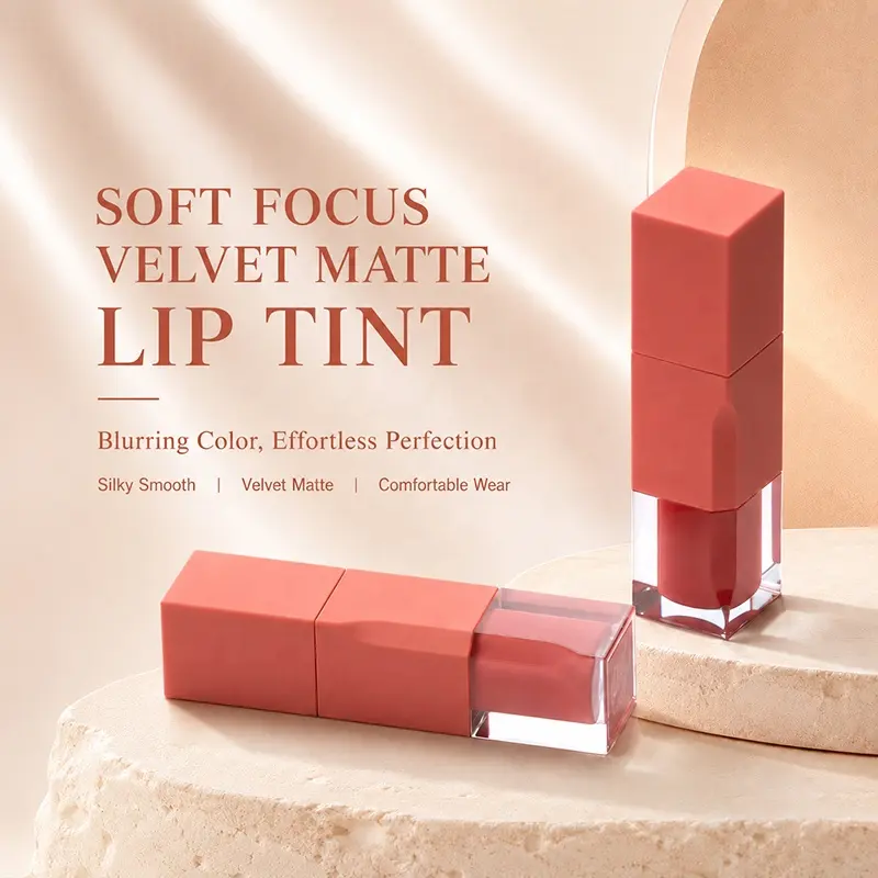 Custom Lip Gloss OEM Cosmetics Manufacturer Brand Contract Factory Waterproof High-end Velvet Matte Lip Glaze Private Label
