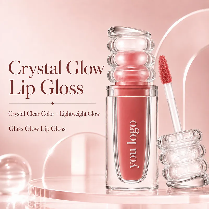 Custom Lip Gloss OEM Cosmetics High-end Lip Glaze Brand Manufacturing Moisturizing Long-lasting Watery Lip Gloss Private Label