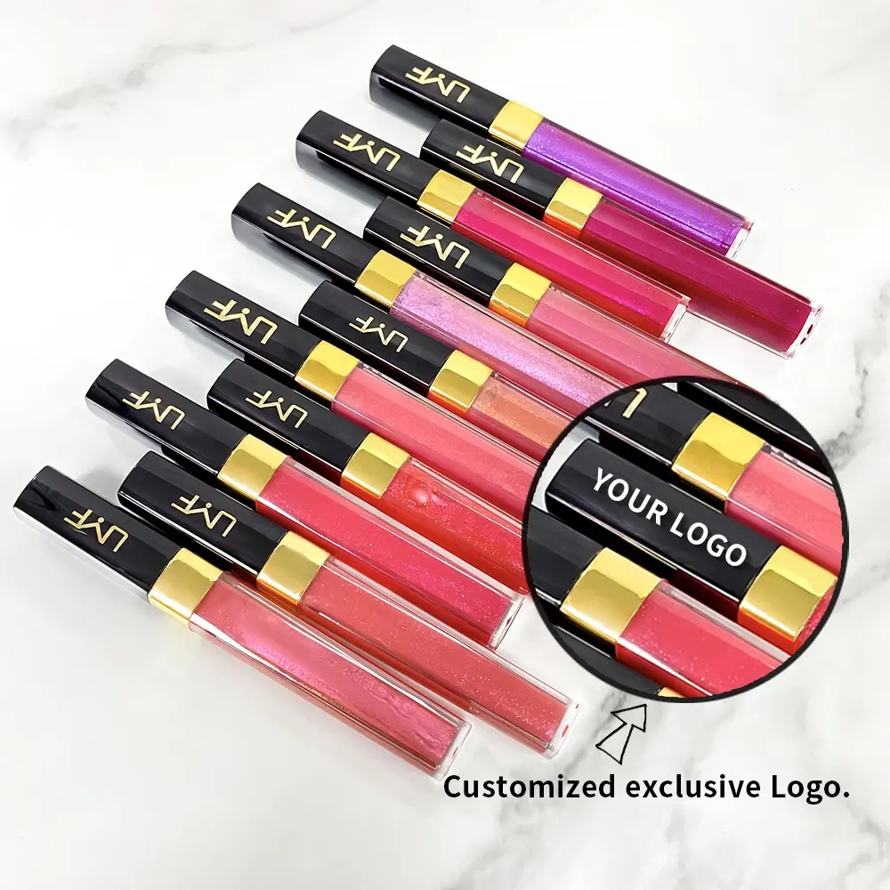 Custom Lip Glaze Matte Liquid Lipstick Waterproof Long Lasting Lip Glosses Tubes Private Label Lip Gloss