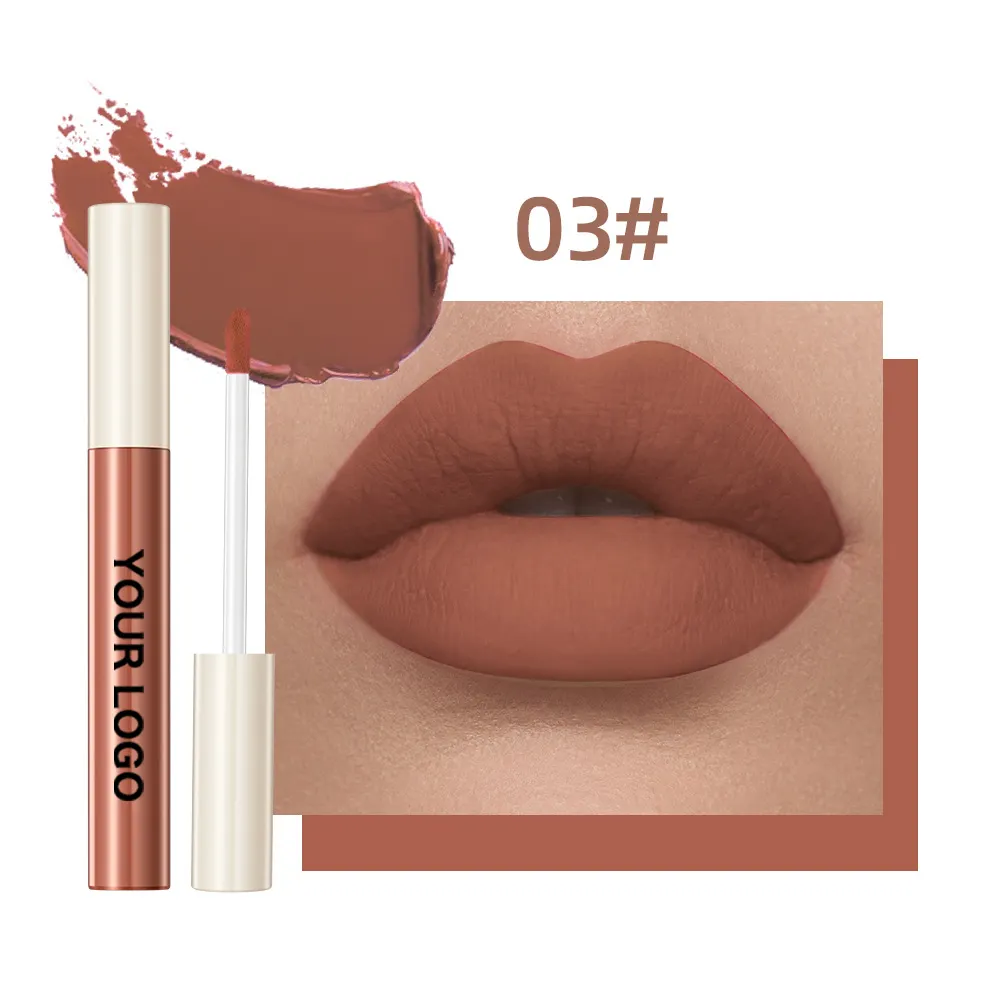 Custom Lip Gloss Oem Makeup Manufacturers Odm 24 Colors Lip Glaze Waterproof Matte Lip Gloss Private Label