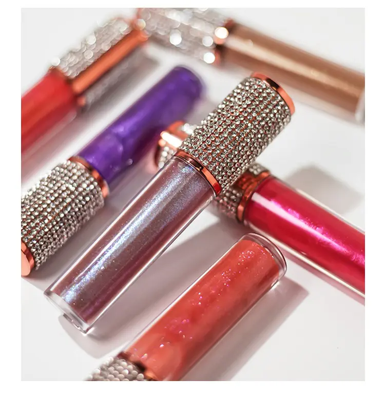 Private Label Smooth Custom Logo Mineral Liquid Plumping Glaze Lip Moisturizing Temperature-changing Lip Gloss