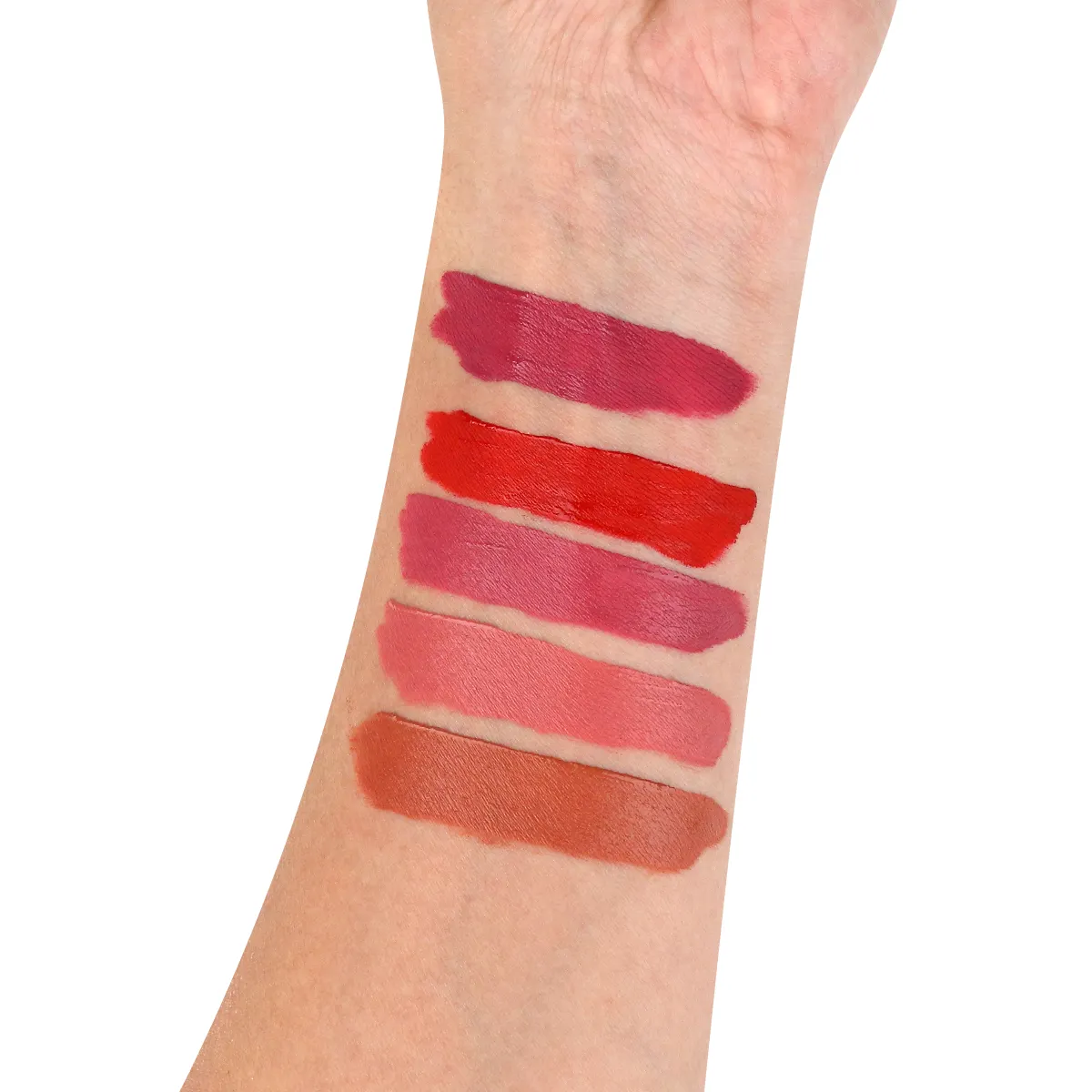 24 Natural Matte Beauty Glazed Lip Gloss in Sexy Nude Waterproof Liquid Lipstick with Non-Stick Cup Cream Lip Glaze