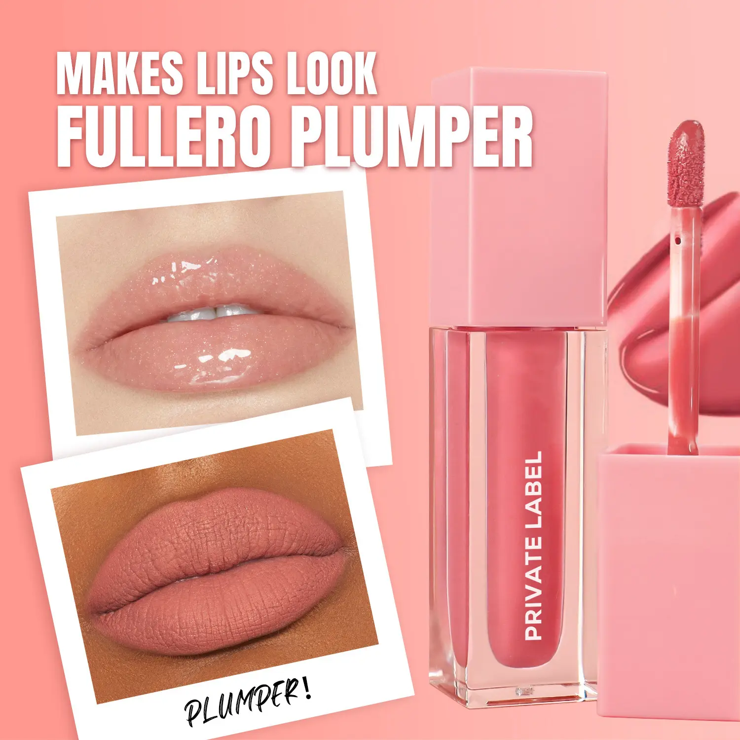 High Quality Wholesale Mineral Liquid Lip Gloss Glaze Lip Moisturizing Matte Glossy Beauty Makeup Cosmetics