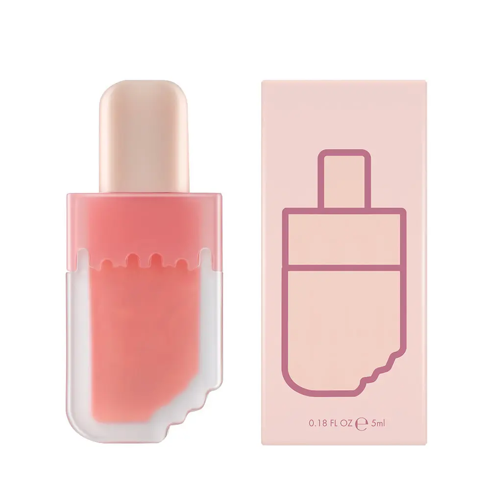 Hot Sale High Quality ice cream Lip Moisturizing Plump Glaze Mirror Makeup Glossy Lip Gloss