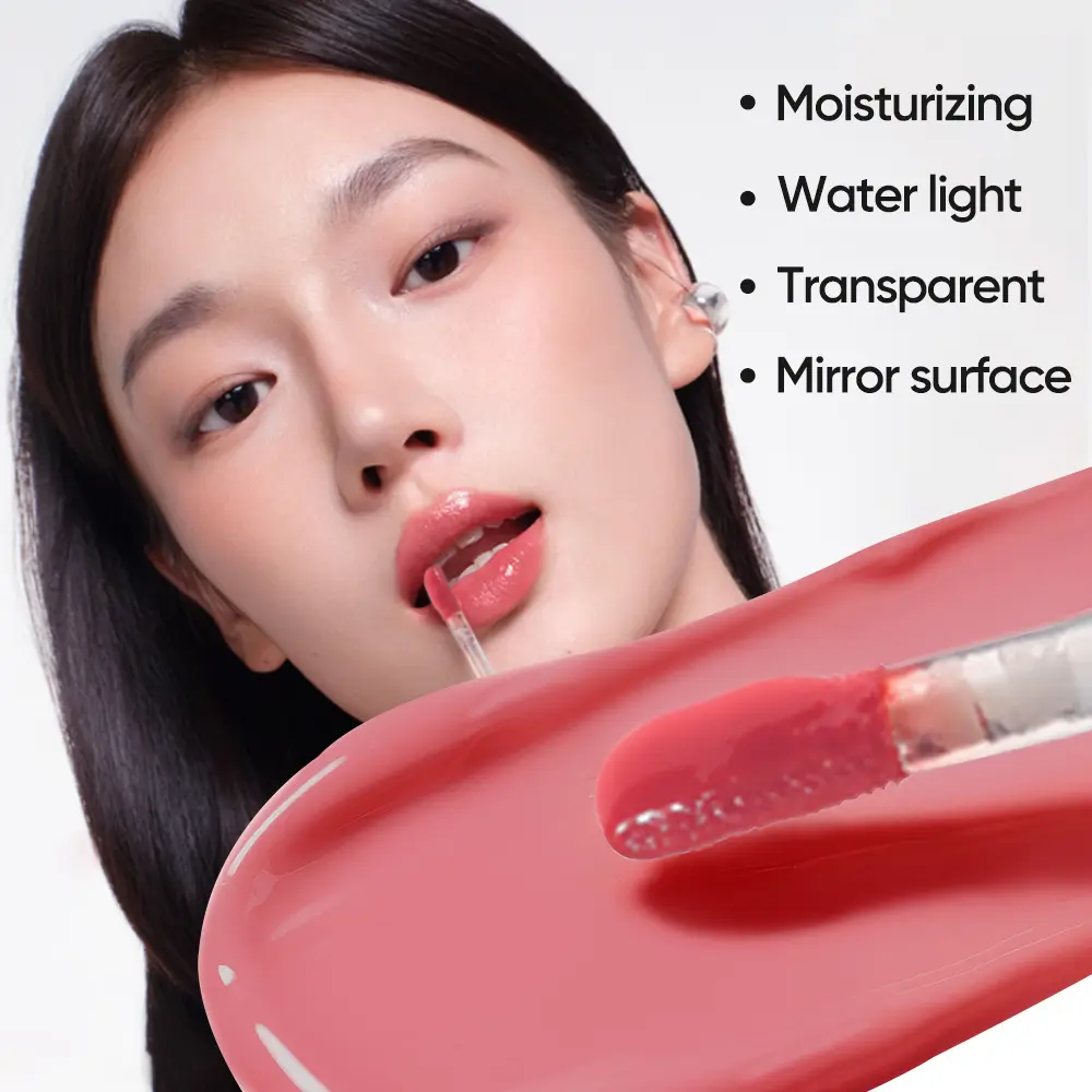 Wholesale Private Label Makeup Custom Makeup High Pigment Custom Logo Natural Lip Plumping Gloss