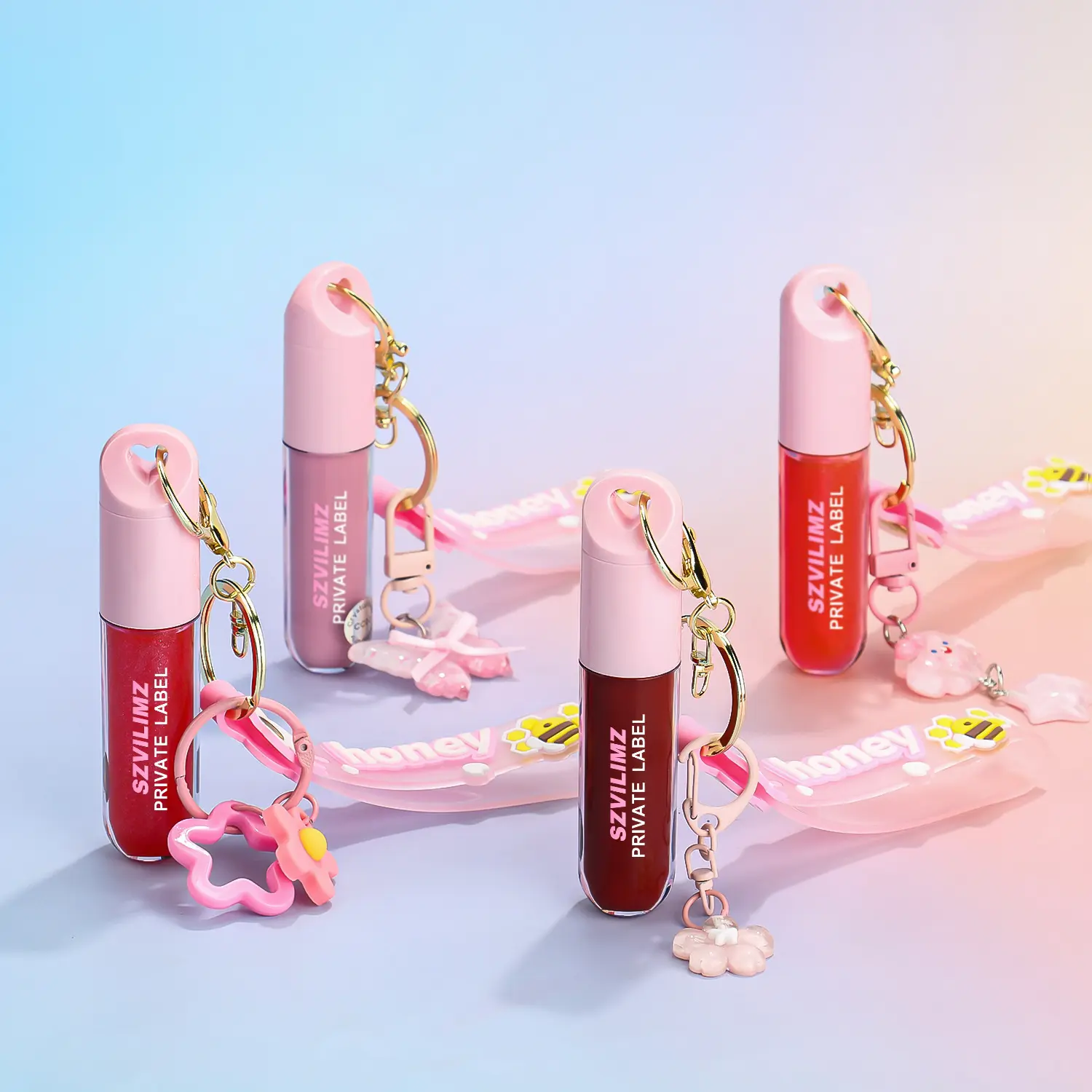 Private Label Moisturizing Private Label Custom Your Own logo Makeup Clear Lip Glaze High-Pigment Lip Gloss