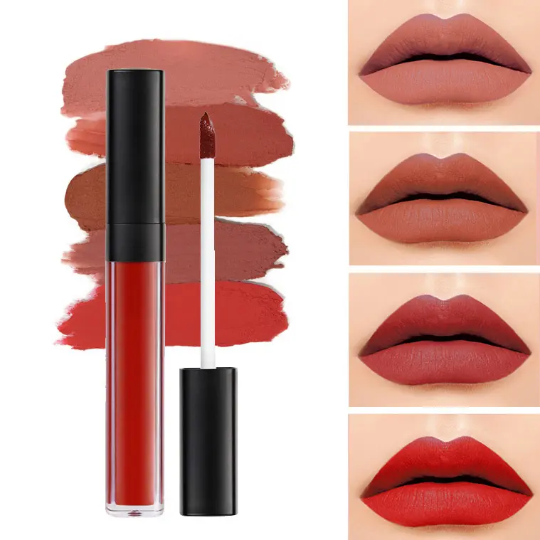 New Custom High Quality Matte Liquid Luxury Lipstick Matte Lipstick Long Lasting Pigment Waterproof Lipsticks