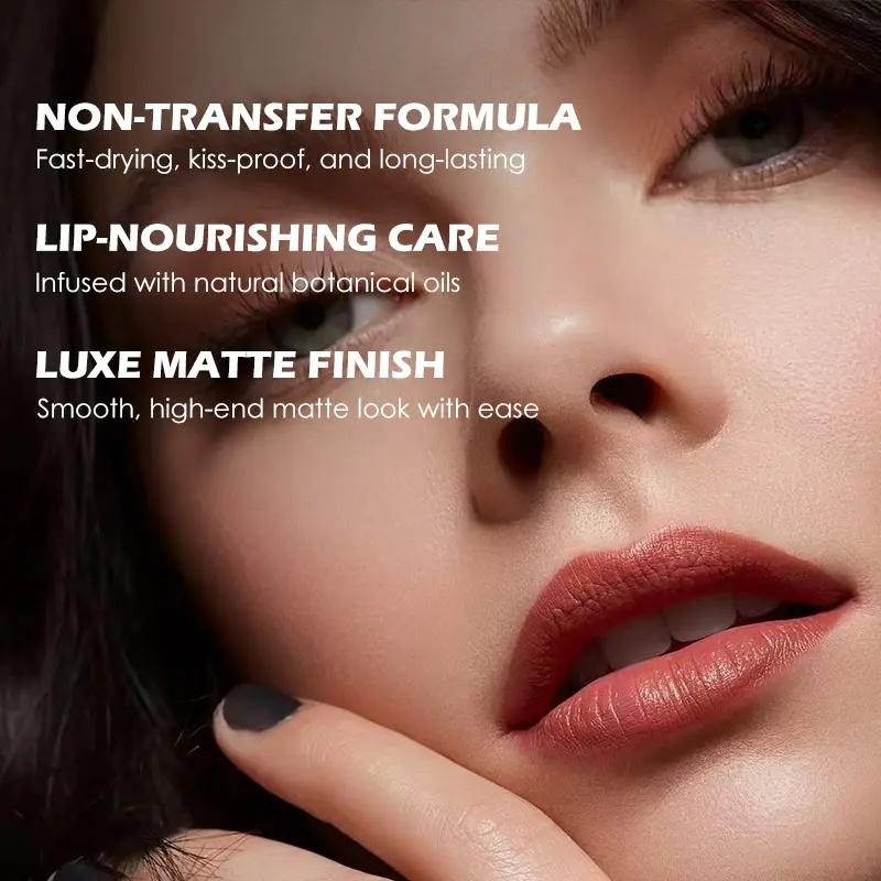 New Custom High Quality Matte Liquid Luxury Lipstick Matte Lipstick Long Lasting Pigment Waterproof Lipsticks