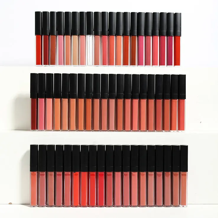 Private Label Non-stick Cup OEM/ODM Long Lasting Waterproof Lip Mud Nude Velvet Matte Vegan Liquid Lipstick Custom Logo