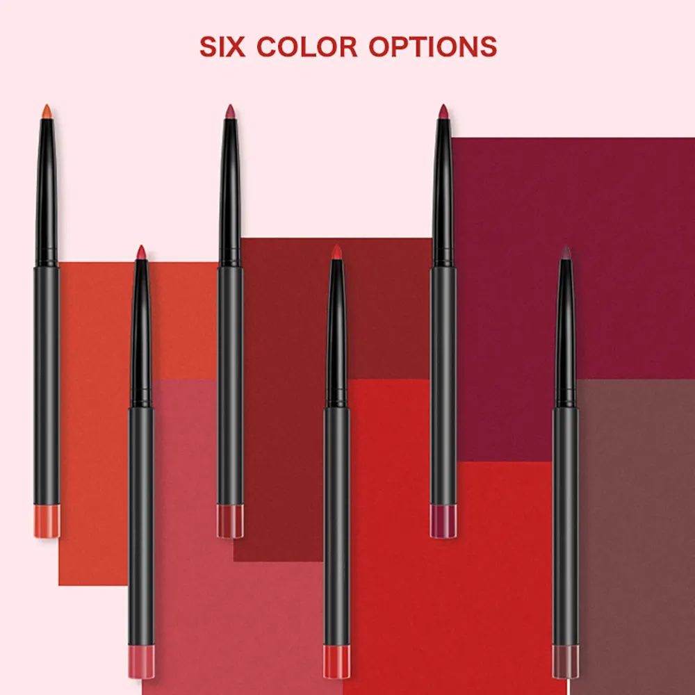 OEM Custom Lip Liner Pencil Fashionable Waterproof Moisturizing Matte Lipstick with Private Labels