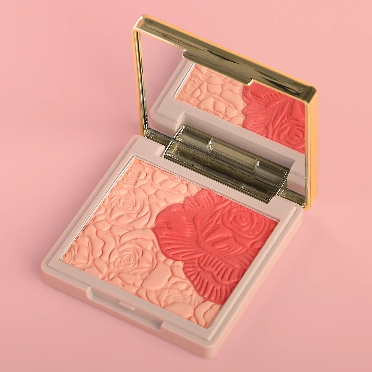Private Label Double-Color Blusher Powder 5g Face Cheek Tint Makeup with Chemical Ingredients