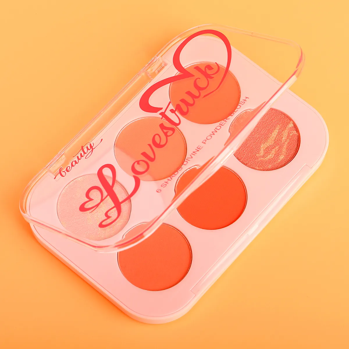 Wholesale Private Label Waterproof Private Label Blush Palette Beauty pink Color Blusher