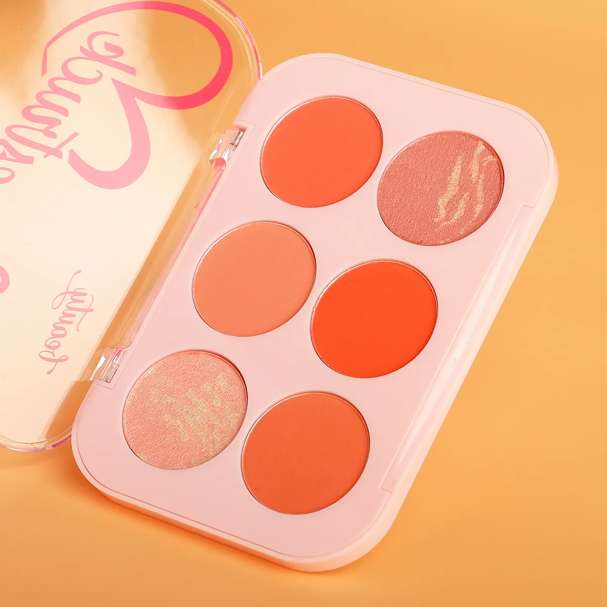 Wholesale Private Label Waterproof Private Label Blush Palette Beauty pink Color Blusher