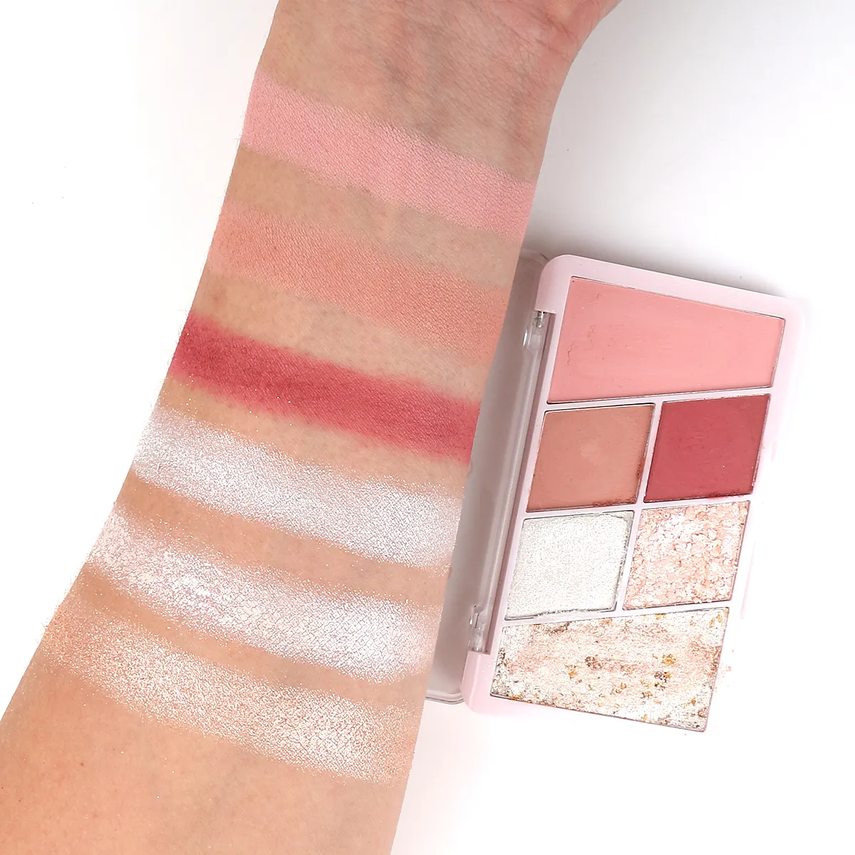 3 in 1 Waterproof Pigment Customisable Natural Tint Matte Blusher Vegan High Pigment Makeup Blusher