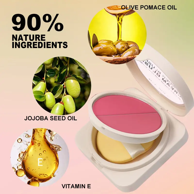 Wholesale New Blush Powder Custom Logo Long Lasting High Pigmented Cheek Face Makeup Tint Pressed Blusher