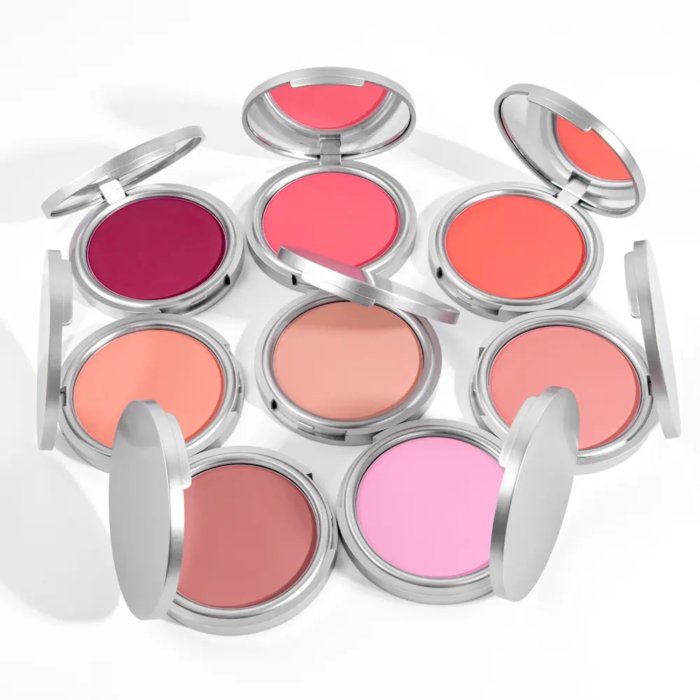 Customize Logo Private Label Cheek Blush High Pigment Makeup Pressed Power Best Selling BlushPalette