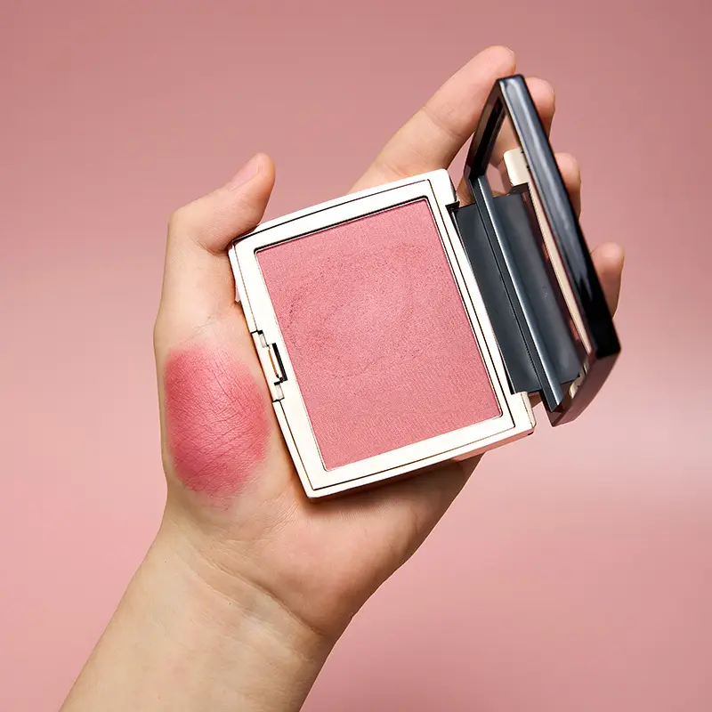 New Best Selling High Pigment Pressed Powder Palette Face Cheek Cream Blush Custom Your logo Blush Palette
