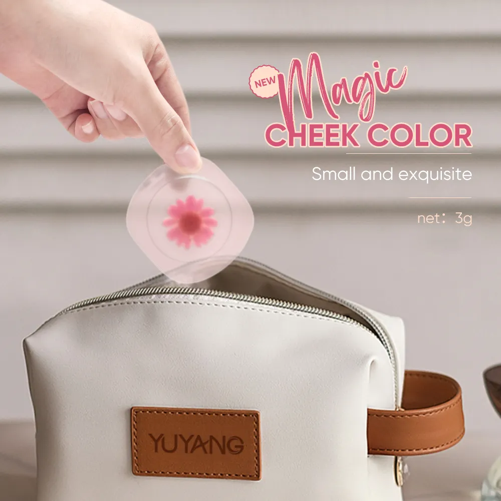 New PH High Pigment Face Check Blush & Lipstick Colors Changing Transparent Moisturizing Cream Cream-Based