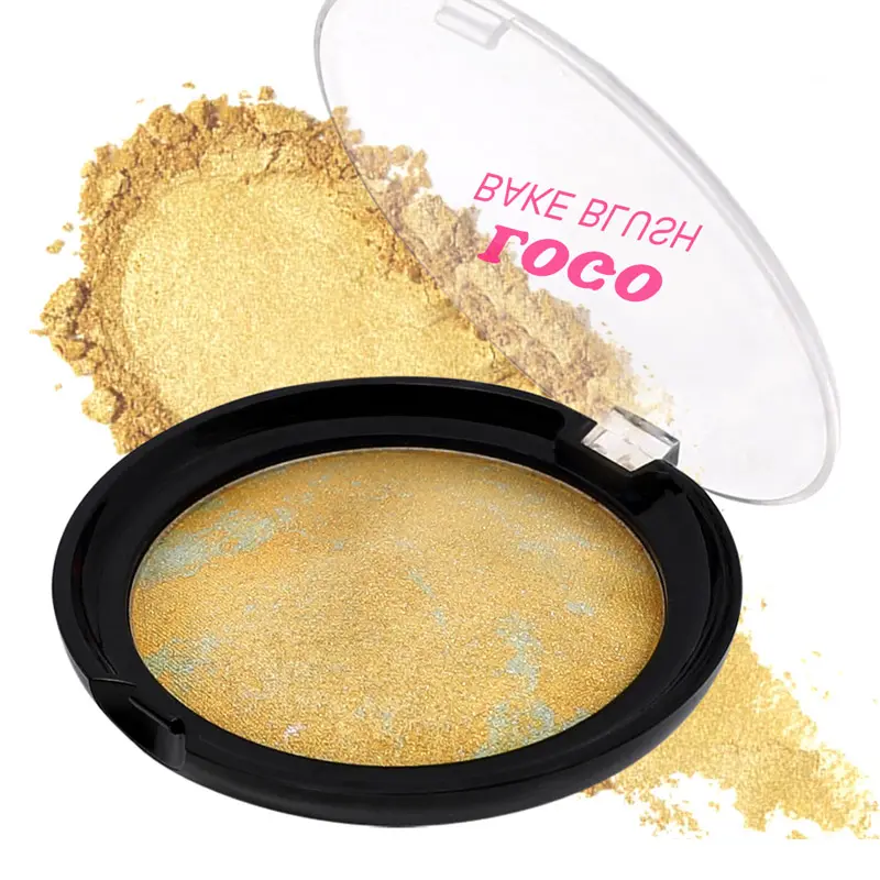 Private Label Mineral Blush Rouge Powder Matte Finish Long Lasting High Pigment Face Brightening Blush Palette
