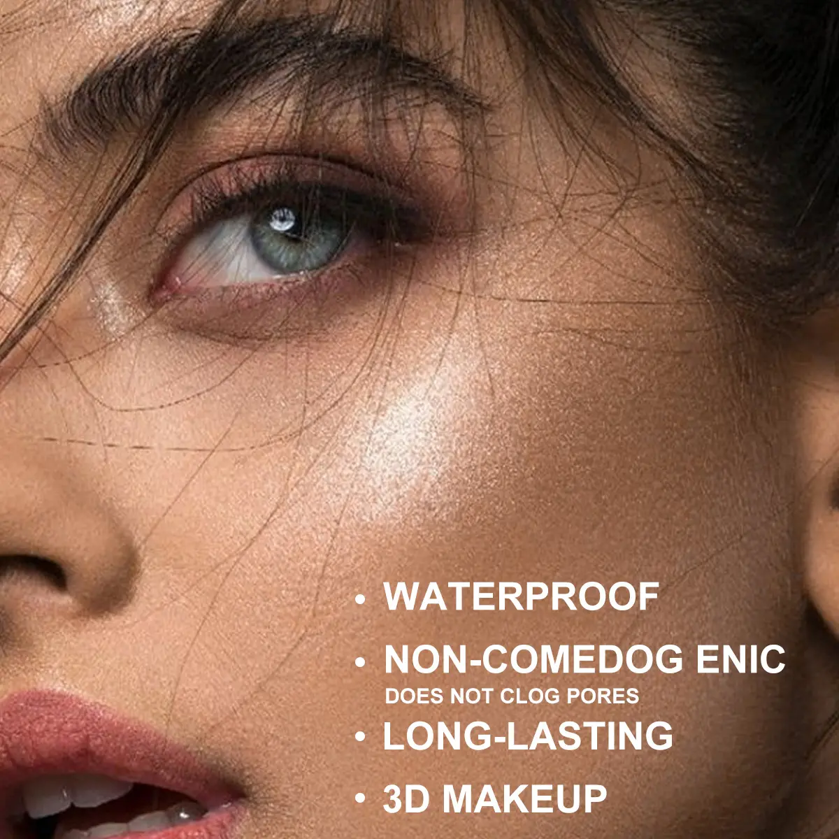Wholesale Waterproof Oil Control Customizable Colors Face Makeup Bronzer Contour Highlighter Stick Long Lasting Smooth Cosmetic detail