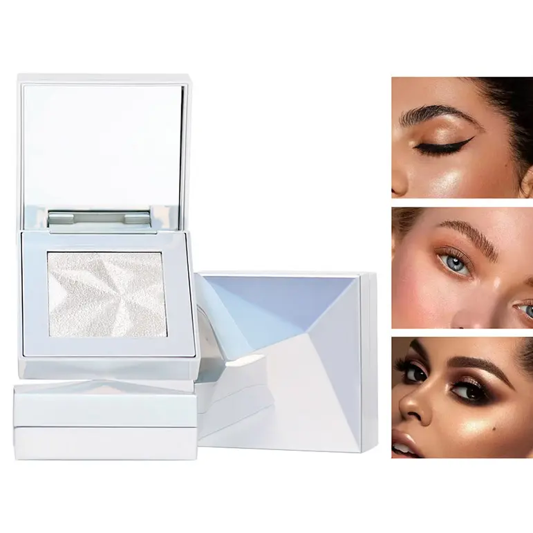 Mineral Highlighter Powder with Brighten Shimmer Long Lasting High Pigment Face Makeup-Customizable Colors Private Label Palette