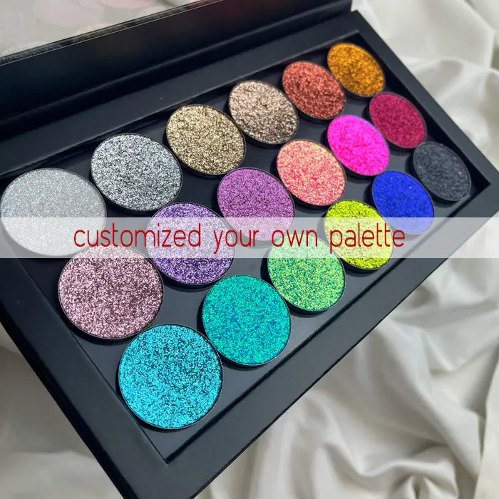 Private Label Matte Pigment Pressed Refillable Talc Free 26mm Manufacturer Vegan Makeup Custom Single Eyeshadow