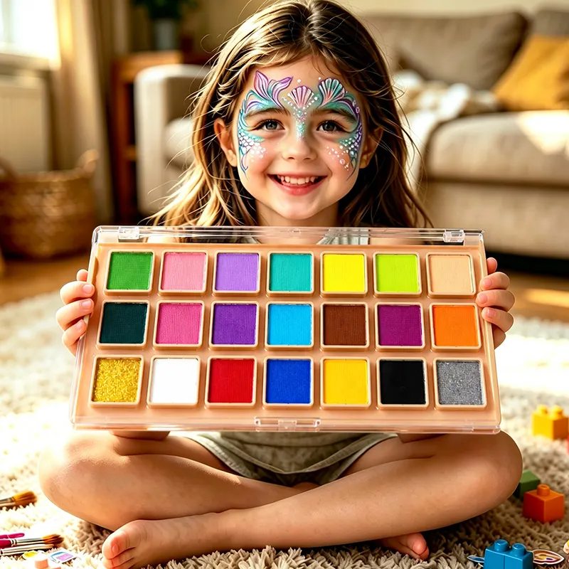 Wholesale 21 Color Professional Face Body Paint Set Hypoallergenic Non Toxic Matte High Pigment One Stroke Coverage