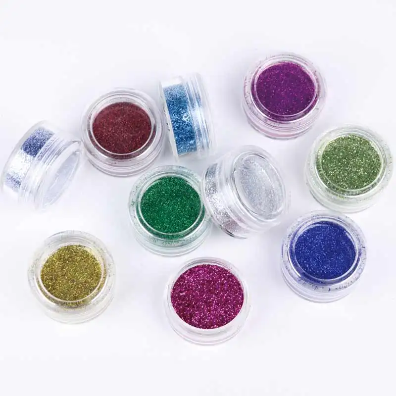 High Quality Eco-Friendly Biodegradable Iridescent Glitter Powder for Face and Nail Makeup Shiny Cosmetic Body Glitter