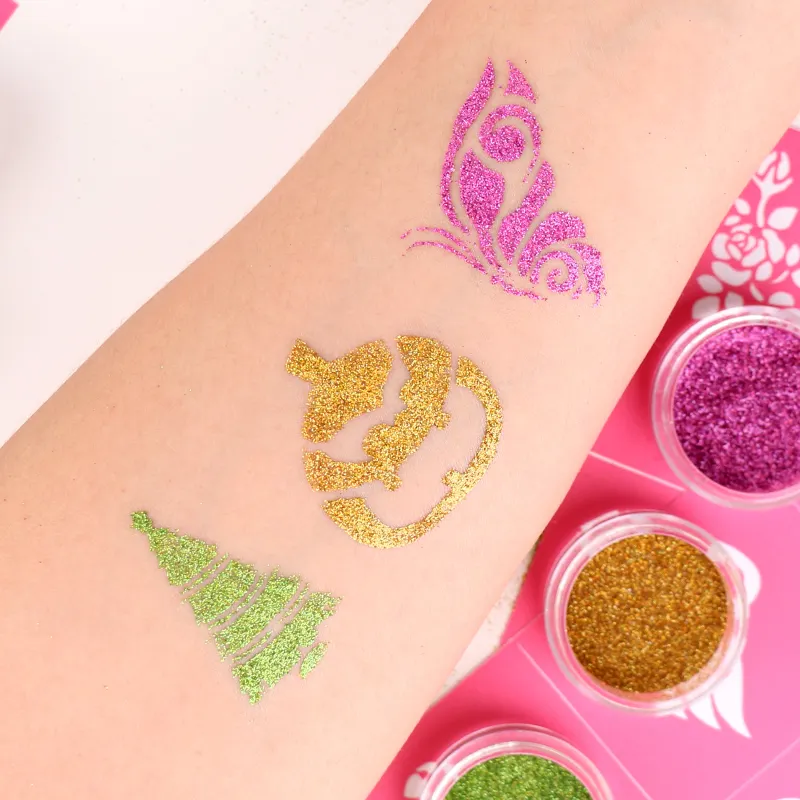 High Quality Eco-Friendly Biodegradable Iridescent Glitter Powder for Face and Nail Makeup Shiny Cosmetic Body Glitter