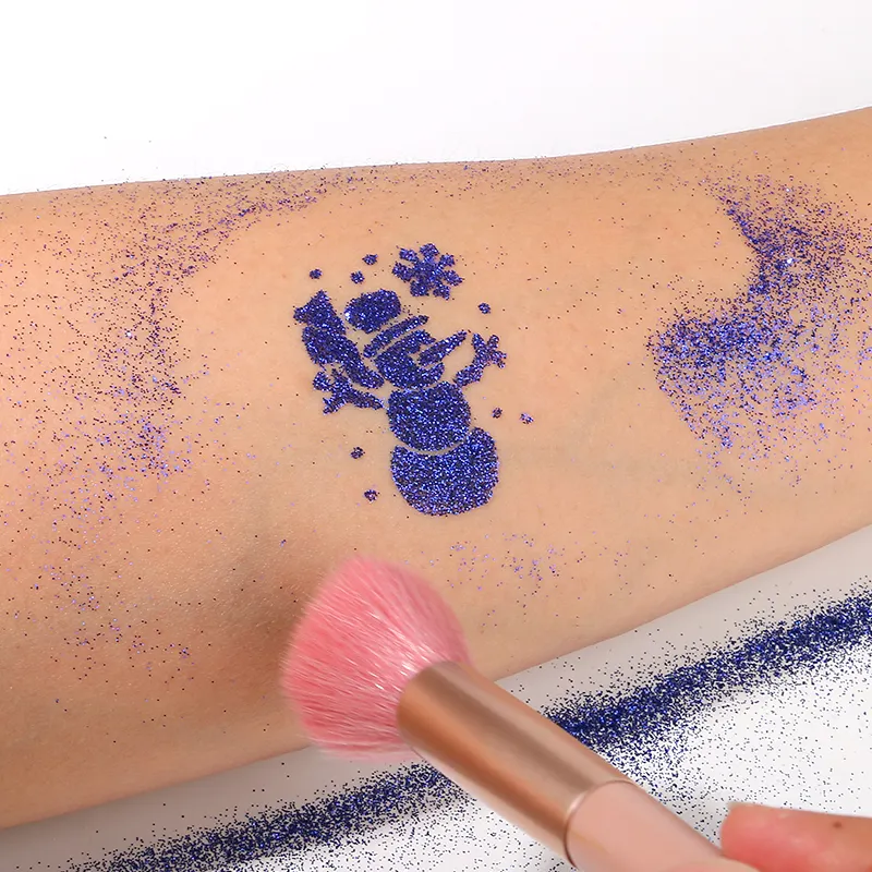 High Quality Eco-Friendly Biodegradable Iridescent Glitter Powder for Face and Nail Makeup Shiny Cosmetic Body Glitter
