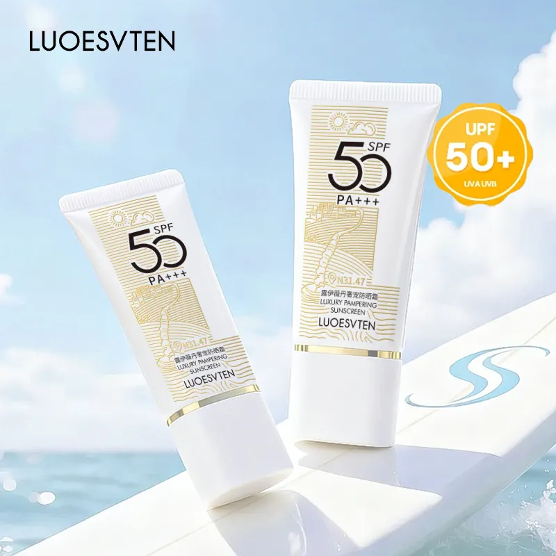 Factory OEM Private Label Body Sun Cream Korean Skin Care Lotion Non-Greasy Whitening Waterproof Spf 50 Sunscreen