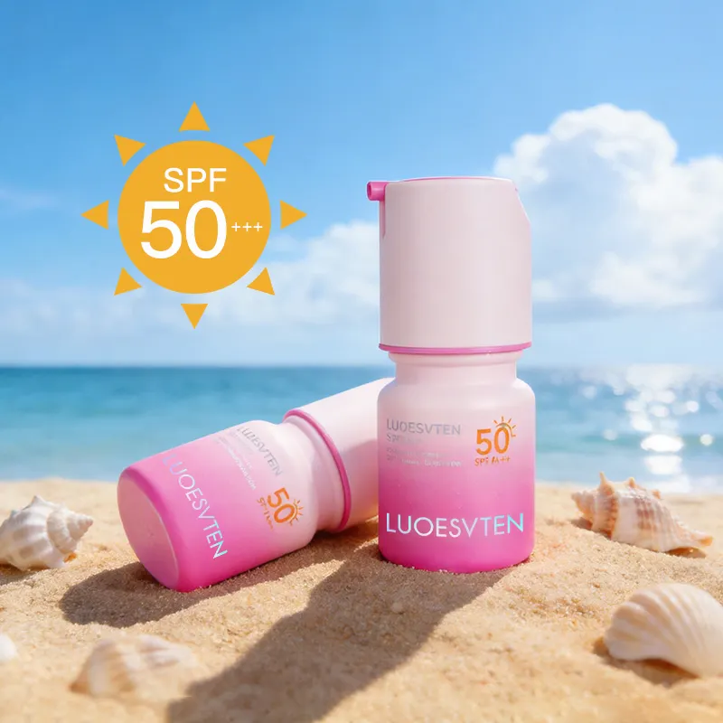 Lightweight Broad Spectrum SPF 50 Hydrating Face Moisturizer Pump Head Sunscreen Lotion with Hyaluronic Acid for All Skin Types