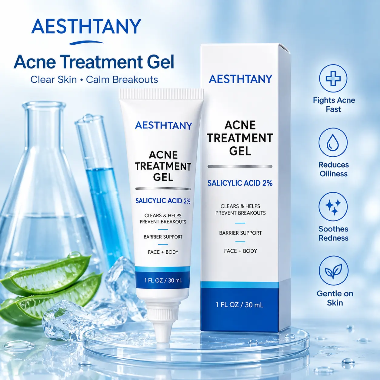 Private Label OEM Ance Pure Aloe Vera Whitening Cream Skin Care Anti-wrinkle Aloevera Soothing Gel