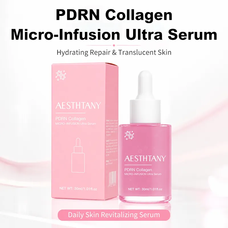 AESTHTANY Organic Vitamin C PDRN Anti-Wrinkle Hydrating Liquid Facial Serum 30ml-Nourishing Brightening Lightweight Moisturizer