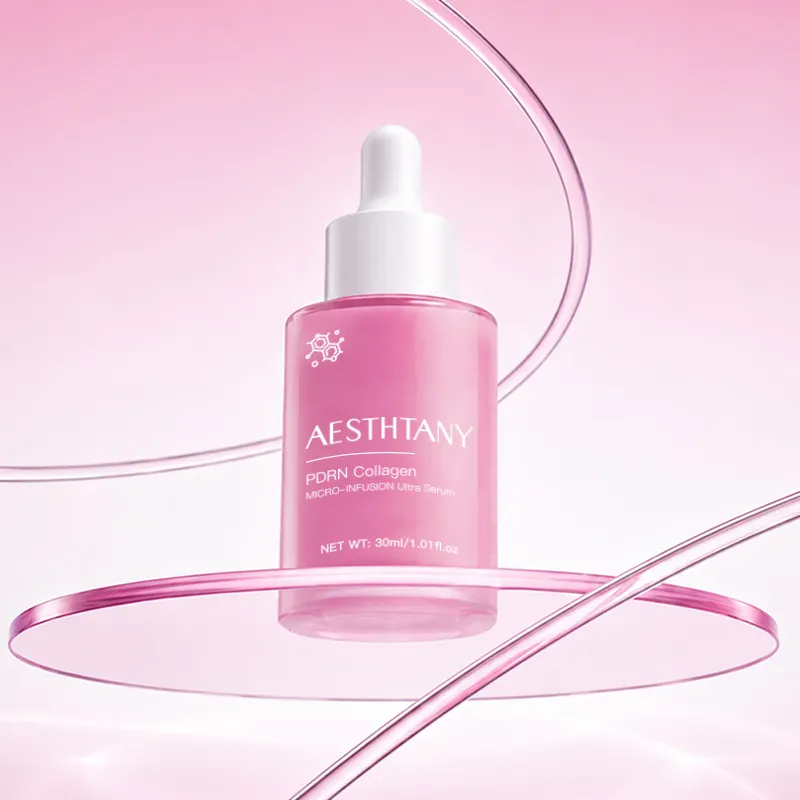 AESTHTANY Organic Vitamin C PDRN Anti-Wrinkle Hydrating Liquid Facial Serum 30ml-Nourishing Brightening Lightweight Moisturizer