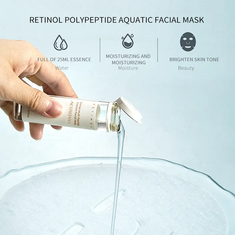AESTHTANY Retinol Multi Peptides Korean Skin Care 11-Pieces Anti-Aging Hydration Luxury Face Care System Premium Beauty Skincare