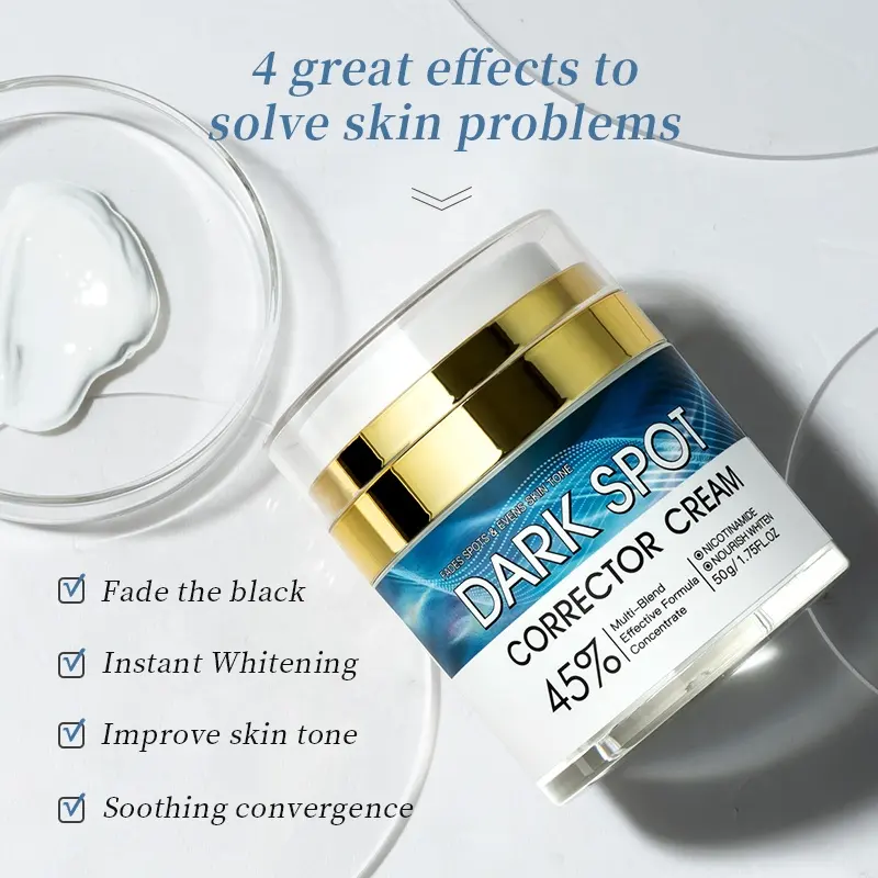 Dark Spot Remover Whitening Cream Collagen Sunscreen Sensitive Skin Arbutin Niacinamide Vegan Cruelty-Free Instant Effect Body