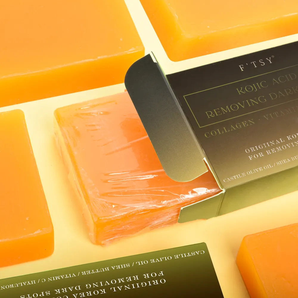 Kojic Acid Dark Spot Remover Soap Bars Skin Whitening Kojic Acid Tumeric Soap Bar Solid Tumeric and Kojic Acid Soap