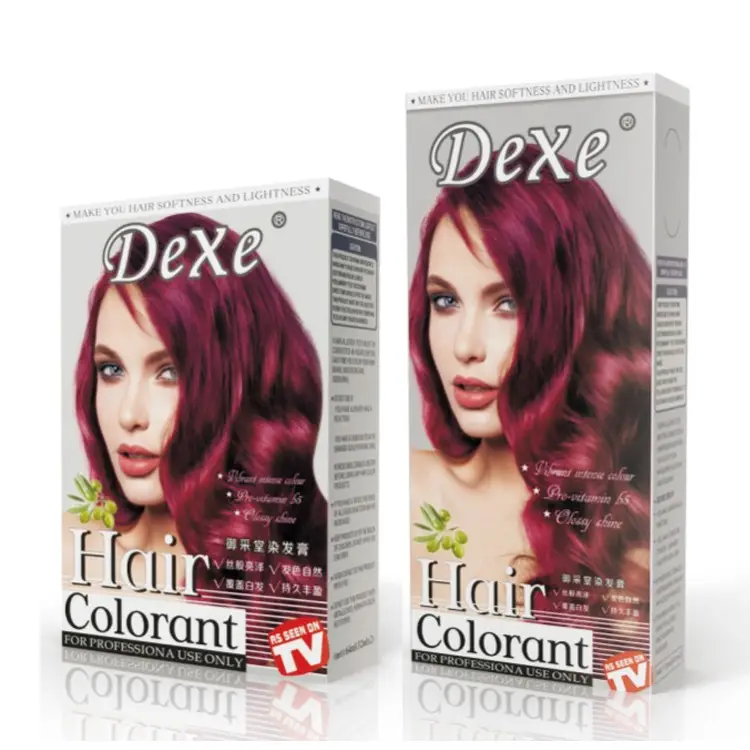 For for Plastic Permanent Black Gold Brown Hair Color Dye Cream Covers Gray Hair Long-Lasting Formula Home Use Cosmetic