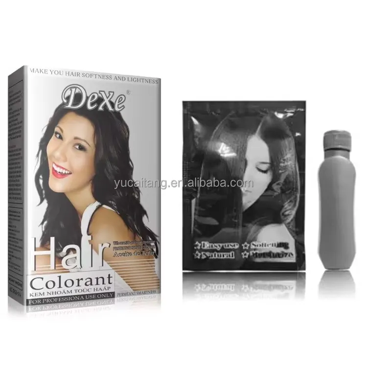 For for Plastic Permanent Black Gold Brown Hair Color Dye Cream Covers Gray Hair Long-Lasting Formula Home Use Cosmetic
