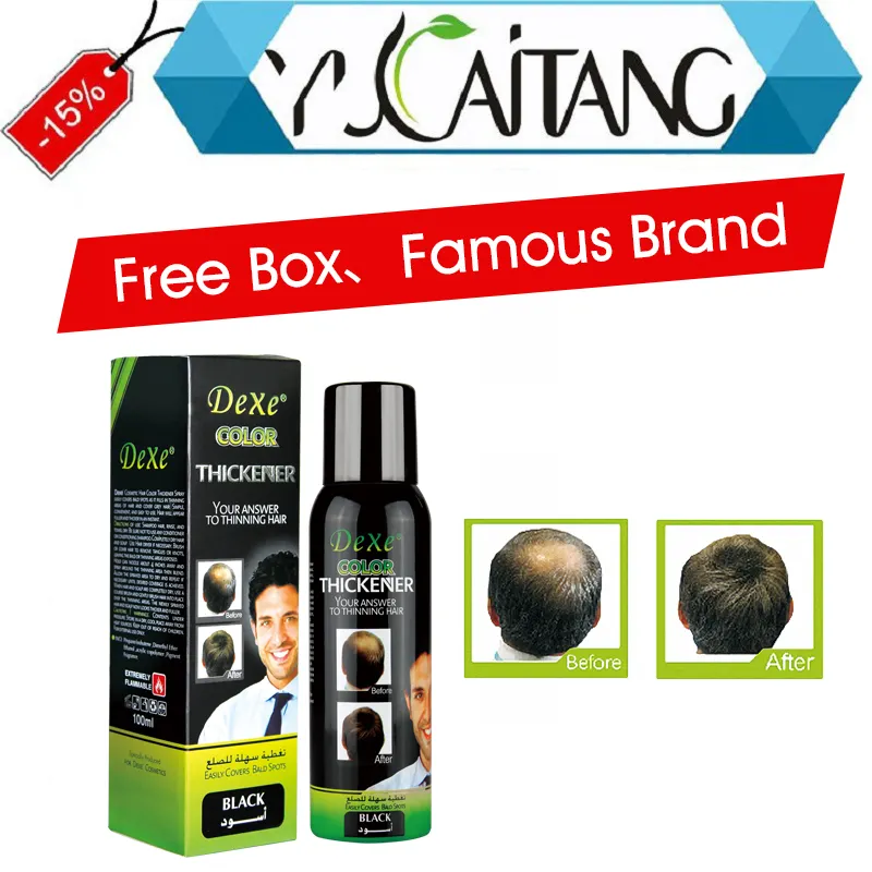 For Color Thickener Spray Hair Thickening Spray 100ml Fiber Powder Convenient